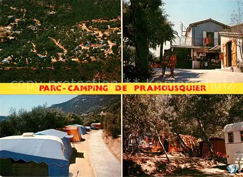 AK / Ansichtskarte Pramousquier Fliegeraufnahme Park Camping Pramousquier