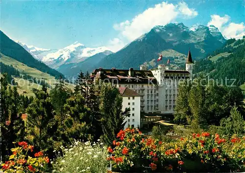 AK / Ansichtskarte Gstaad Palace Hotel Oldenhorn Staldenfluehe Gstaad