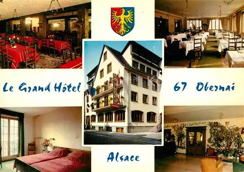 AK / Ansichtskarte Obernai_Bas_Rhin Le Grand Hotel Obernai_Bas_Rhin