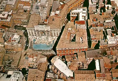 AK / Ansichtskarte Roma_Rom Fliegeraufnahme Fontana di Trevi Roma_Rom