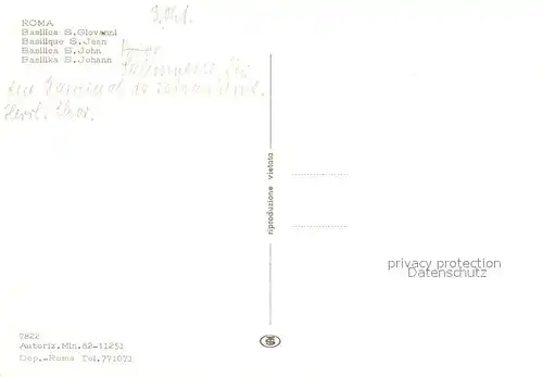 AK / Ansichtskarte Roma_Rom Basilika San Giovanni Roma_Rom