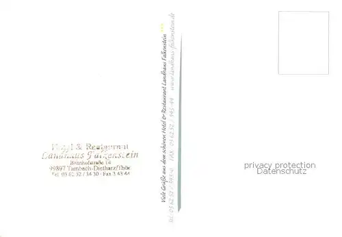 AK / Ansichtskarte Tambach Dietharz Landhaus Falkenstein Tambach Dietharz