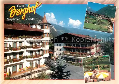 AK / Ansichtskarte Mayrhofen_Zillertal Hotel Berghof Mayrhofen_Zillertal