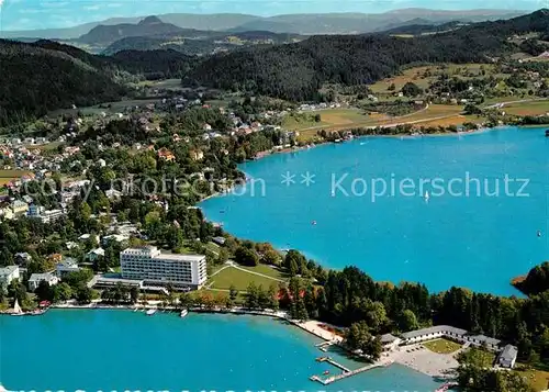 AK / Ansichtskarte Poertschach_Woerthersee Fliegeraufnahme Poertschach Woerthersee