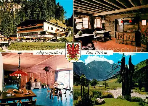 AK / Ansichtskarte Hinterriss_Tirol Cafe Gaestehaus Eng Hinterriss Tirol