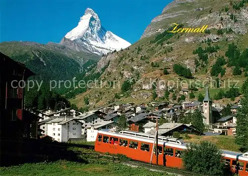 AK / Ansichtskarte Zermatt_VS Gornergratbahn Zermatt_VS