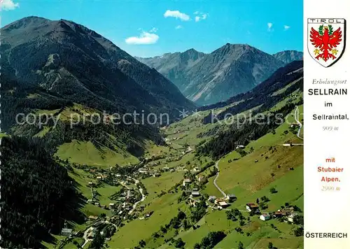 AK / Ansichtskarte Sellrain_Tirol Fliegeraufnahme Sellrain Tirol