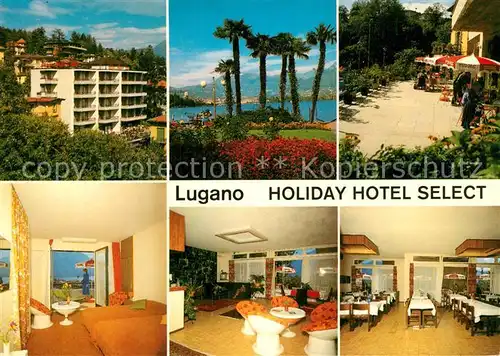 AK / Ansichtskarte Lugano_Lago_di_Lugano Holiday Hotel Select Lugano_Lago_di_Lugano