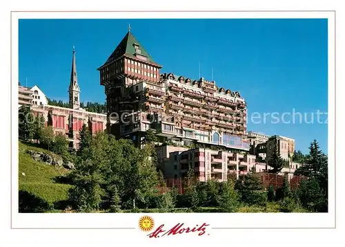 AK / Ansichtskarte St_Moritz_Bad_GR Palace Hotel St_Moritz_Bad_GR