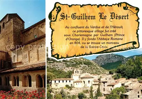 AK / Ansichtskarte Saint Guilhem le Desert Altstadt Saint Guilhem le Desert