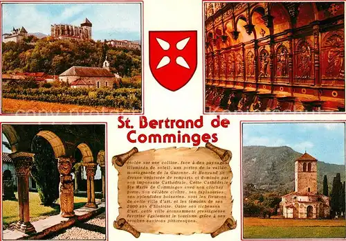 AK / Ansichtskarte Saint Bertrand de Comminges Kathedrale XII Kapelle Sankt Julien  Saint Bertrand de Comminges
