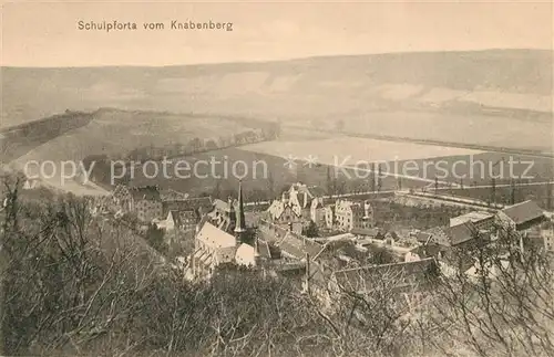 AK / Ansichtskarte Schulpforta_Schulpforte Blick vom Knabenberg Schulpforta Schulpforte