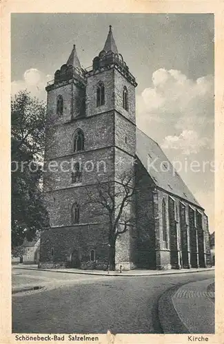 AK / Ansichtskarte Schoenebeck_Salzelmen Kirche Schoenebeck Salzelmen