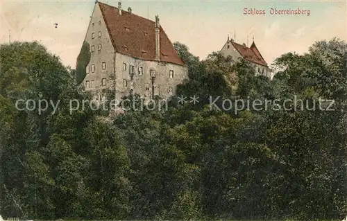 AK / Ansichtskarte Nossen Schloss Oberreinsberg Nossen