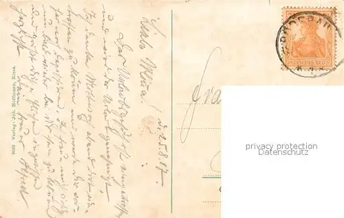 AK / Ansichtskarte Riesa_Sachsen Partie im Stadtpark Riesa Sachsen