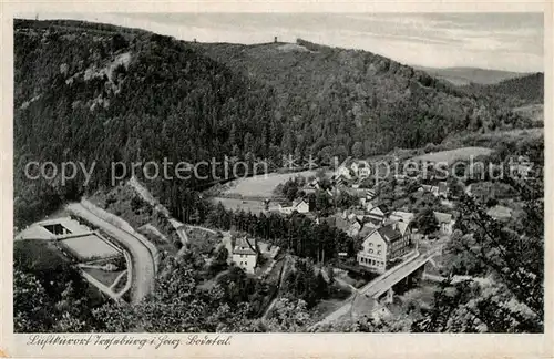 AK / Ansichtskarte Treseburg_Harz Panorama Bodetal Treseburg Harz