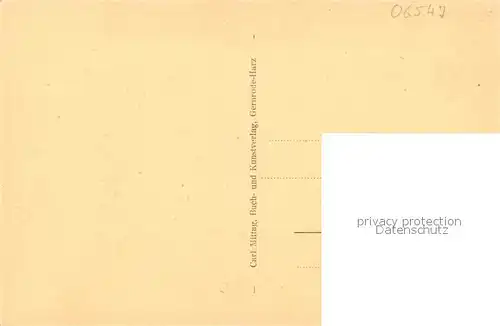 AK / Ansichtskarte Stolberg_Harz Altes Haus in der Niedergasse Stolberg Harz