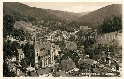 AK / Ansichtskarte Stolberg_Harz Blick von der Lutherbuche Stolberg Harz