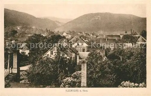 AK / Ansichtskarte Ilsenburg_Harz Teilansicht Ilsenburg Harz