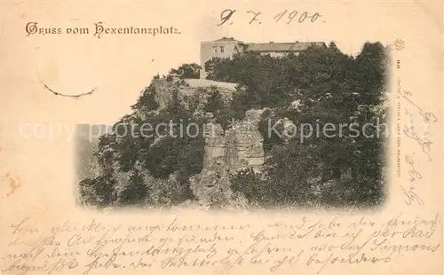 AK / Ansichtskarte Thale_Harz Hexentanzplatz Thale_Harz