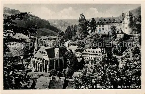 AK / Ansichtskarte Stolberg_Harz St Martinikirche Stolberg Harz