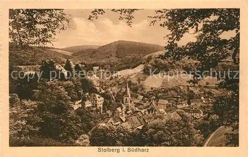 AK / Ansichtskarte Stolberg_Harz Panorama Stolberg Harz