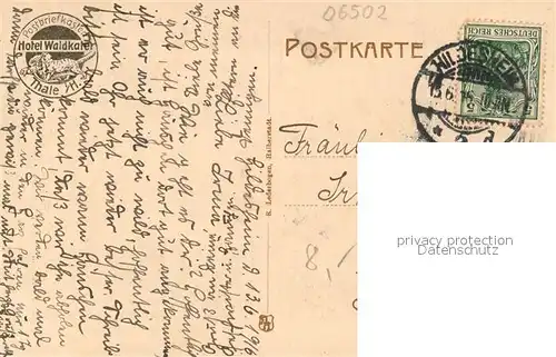 AK / Ansichtskarte Thale_Harz Partie im Bodetal mit Teufelsbruecke Thale_Harz