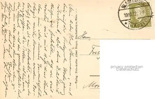 AK / Ansichtskarte Blankenburg_Harz Schloss Blankenburg_Harz