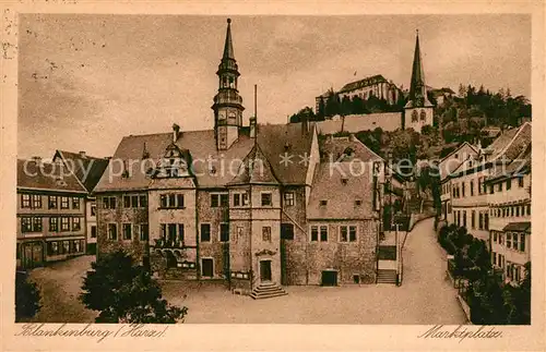 AK / Ansichtskarte Blankenburg_Harz Marktplatz Blankenburg_Harz