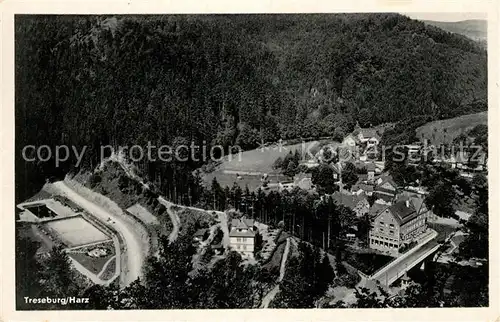 AK / Ansichtskarte Treseburg_Harz Fliegeraufnahme Treseburg Harz