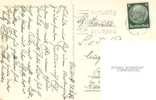 AK / Ansichtskarte Oberstdorf Panorama Oberstdorf