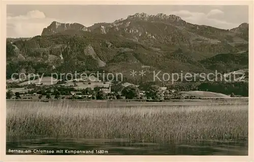 AK / Ansichtskarte Bernau_Chiemsee mit Kampenwand Bernau Chiemsee