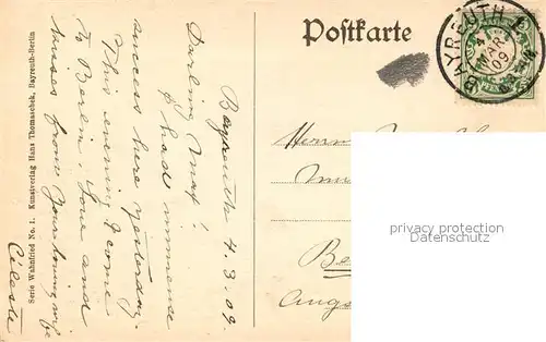 AK / Ansichtskarte Bayreuth Haus Wahnfried Bayreuth