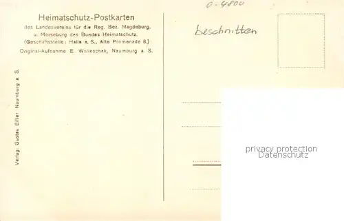 AK / Ansichtskarte Naumburg_Saale Das Vorwerk Naumburg_Saale