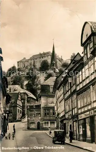 AK / Ansichtskarte Blankenburg_Harz Obere Traenkestrasse Blankenburg_Harz