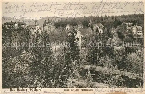 AK / Ansichtskarte Bad_Sachsa_Harz Blick auf den Pfaffenberg Bad_Sachsa_Harz