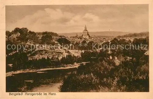 AK / Ansichtskarte Harzgerode Panorama Harzgerode