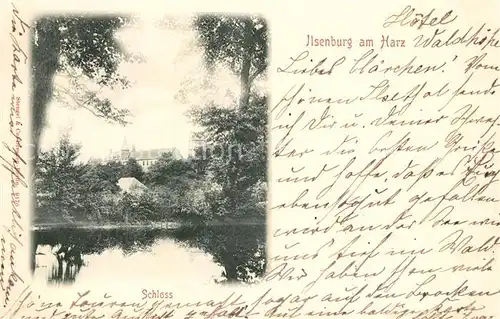 AK / Ansichtskarte Ilsenburg_Harz Schloss Ilsenburg Harz