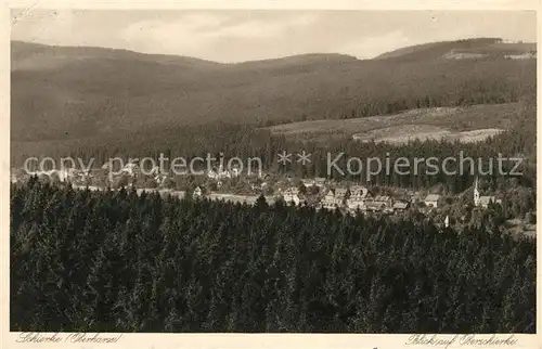 AK / Ansichtskarte Schierke_Harz Blick auf Oberschierke Schierke Harz