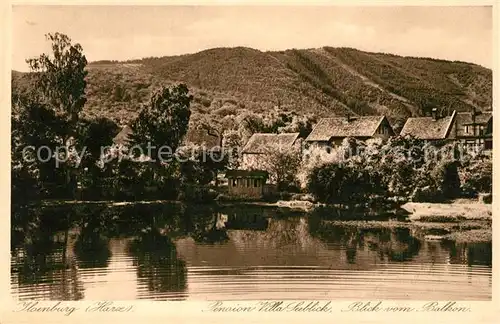 AK / Ansichtskarte Ilsenburg_Harz Pension Villa Sablick Ilsenburg Harz