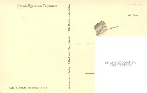 AK / Ansichtskarte Rottach Egern Am Tegernsee Rottach Egern