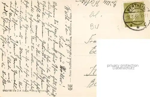 AK / Ansichtskarte Wertheim_Main Schloss Wertheim Main