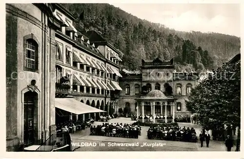 AK / Ansichtskarte Wildbad_Schwarzwald Kurplatz Wildbad_Schwarzwald
