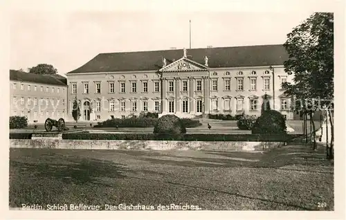 AK / Ansichtskarte Berlin Schloss Bellevue Das Gaestehaus des Reiches Berlin