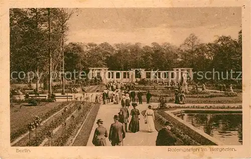 AK / Ansichtskarte Berlin Rosengarten im Tiergarten Berlin