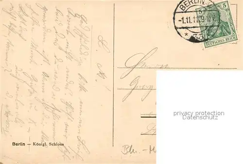 AK / Ansichtskarte Berlin Kgl Schloss Berlin