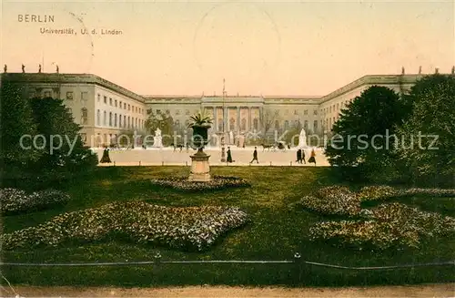 AK / Ansichtskarte Berlin Universitaet Unter den Linden Berlin