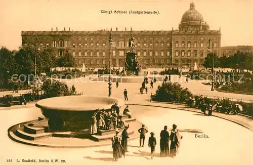 AK / Ansichtskarte Berlin Kgl Schloss Lustgartenseite Berlin