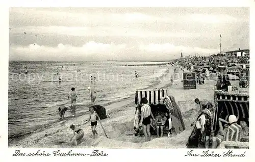 AK / Ansichtskarte Cuxhaven_Doese_Nordseebad Am Doeser Strand Cuxhaven_Doese_Nordseebad