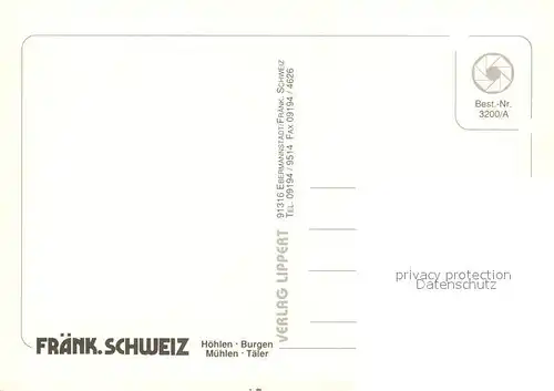 AK / Ansichtskarte Egloffstein Obertrubach Graefenberg Richard Wagner Felsen Egloffstein